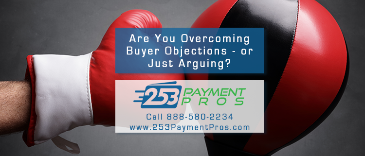 Are You Overcoming Buyer Objections or Just Arguing - Persuasion Strategies Infographic